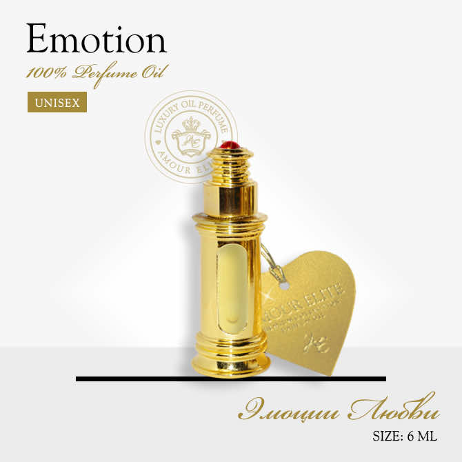 Масляные духи с феромонами Amour Elite EMOTION - Эмоции Любви. Шипровый аромат.